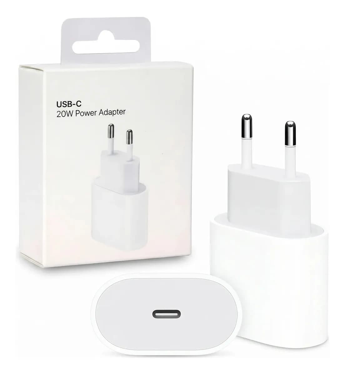 Carregador turbo Tipo Usb C Branco