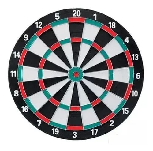 Jogo Dardos Grande Profissional Dupla Face 37cm + 6 Dardos