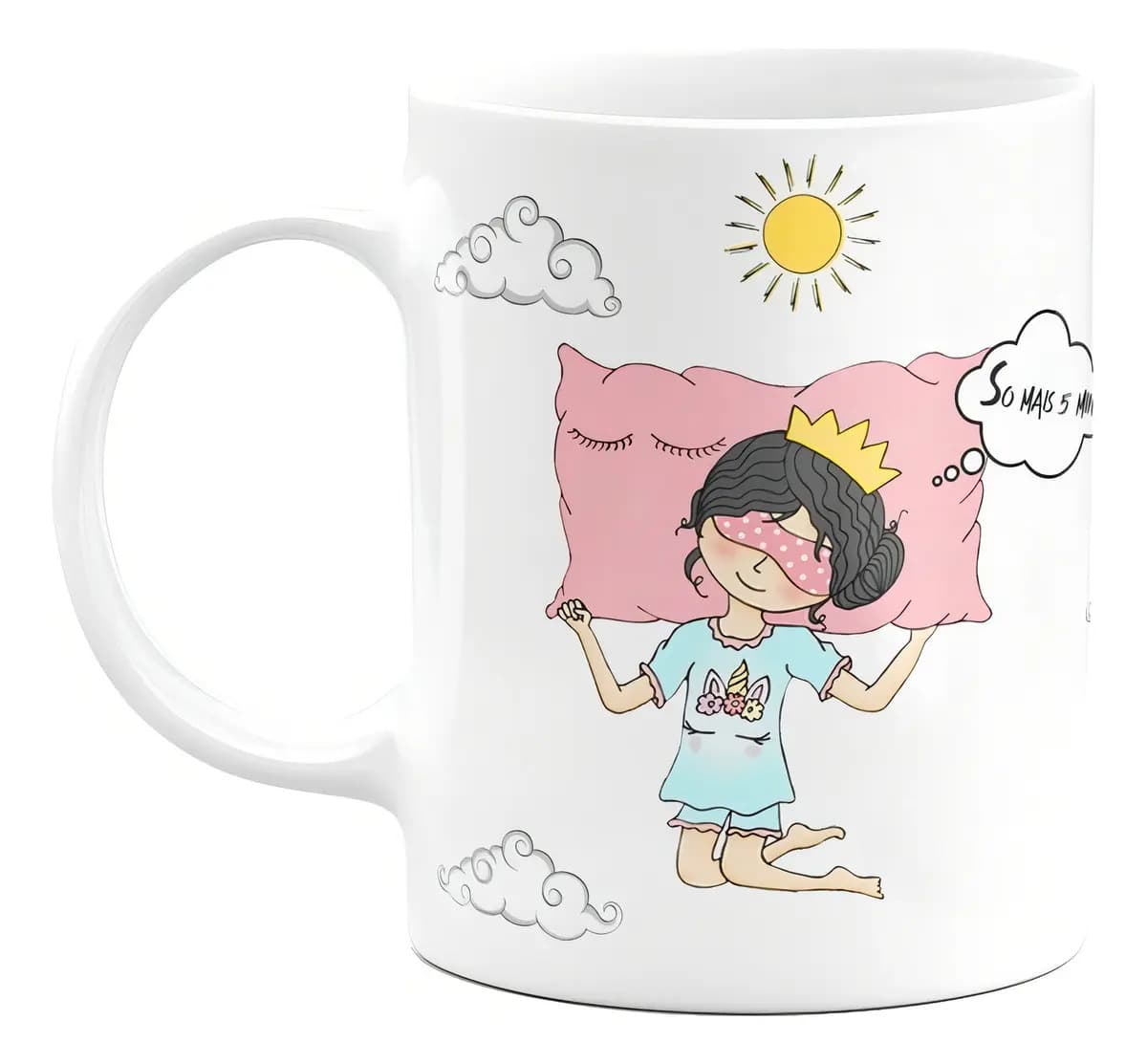 Caneca Divertida - Levanta Princesa