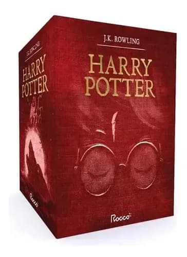 Box Harry Potter Premium Vermelho Capa Dura 7 Livros De J. K. Rowling Editora Rocca