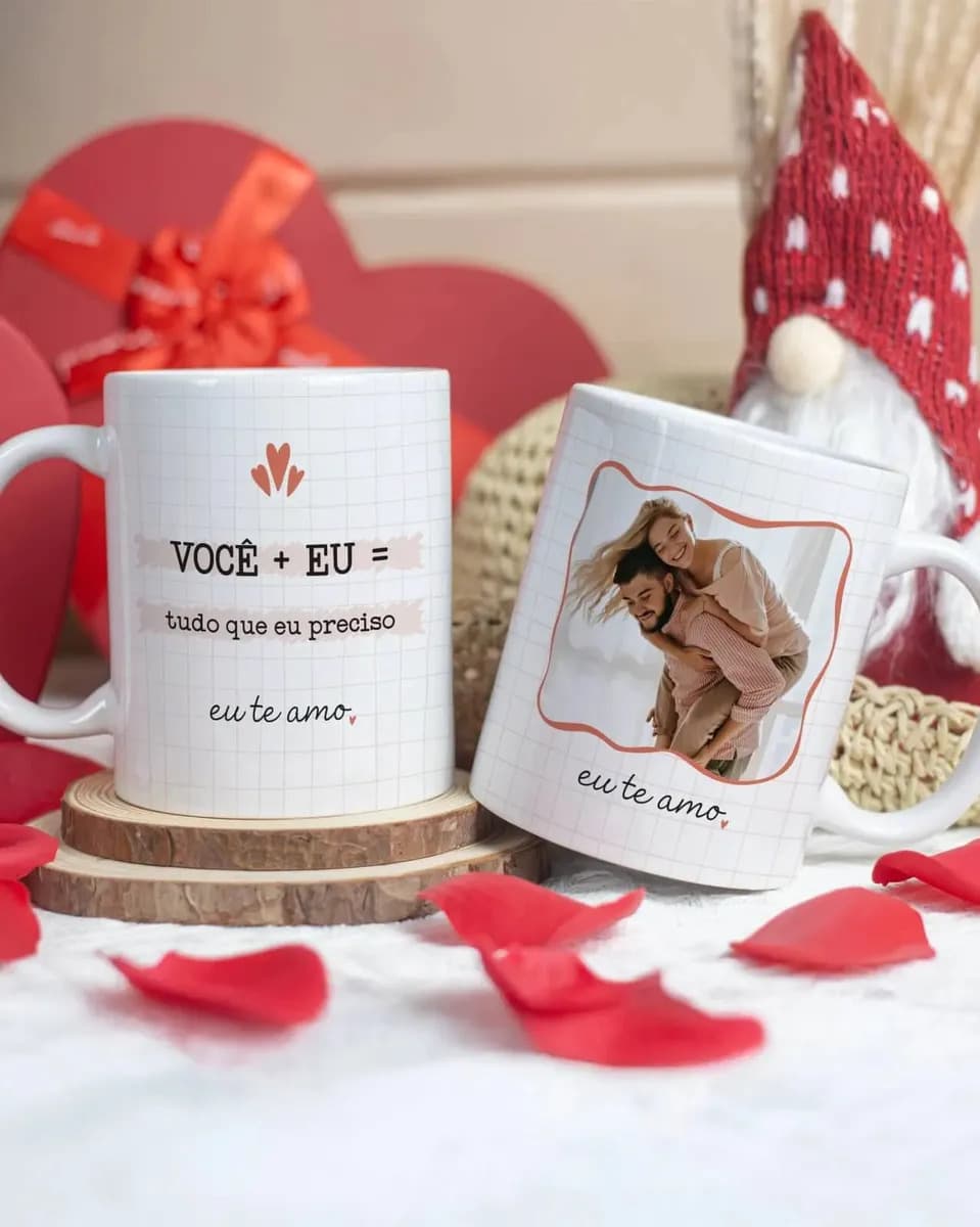 Caneca Casal Namorados Xicara Personalizada Com Foto Modelo 07