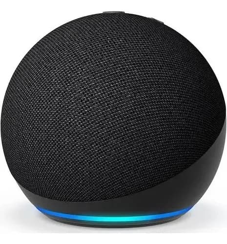 Alexa Amazon Echo Dot Assistente Virtual Portugues Cor Charcoal