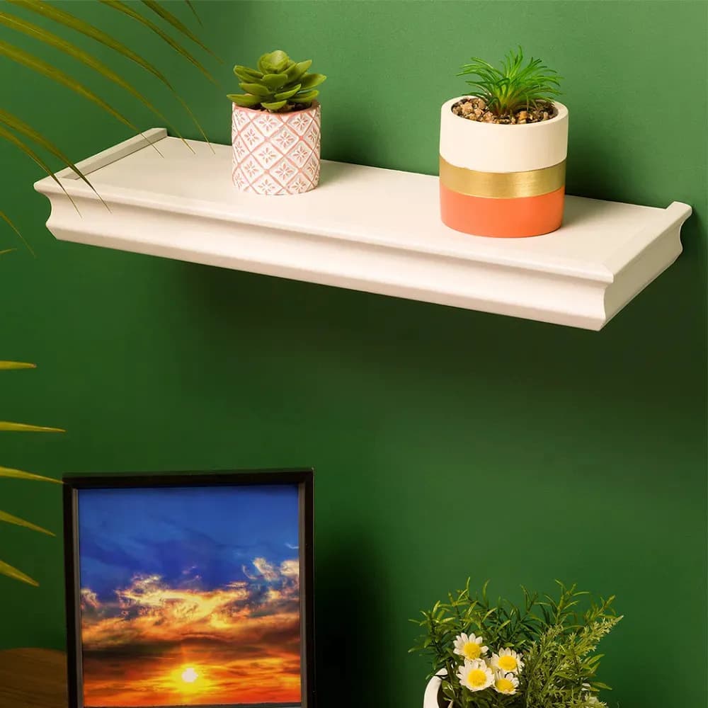 Prateleira Decorativa 15,5 X 61 Multivisão Branco