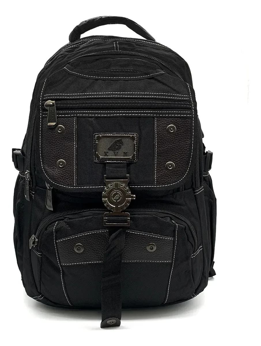 Mochila Lona Reforçada Para Notebook Mochila Para Notebook Preta Lona Lisa