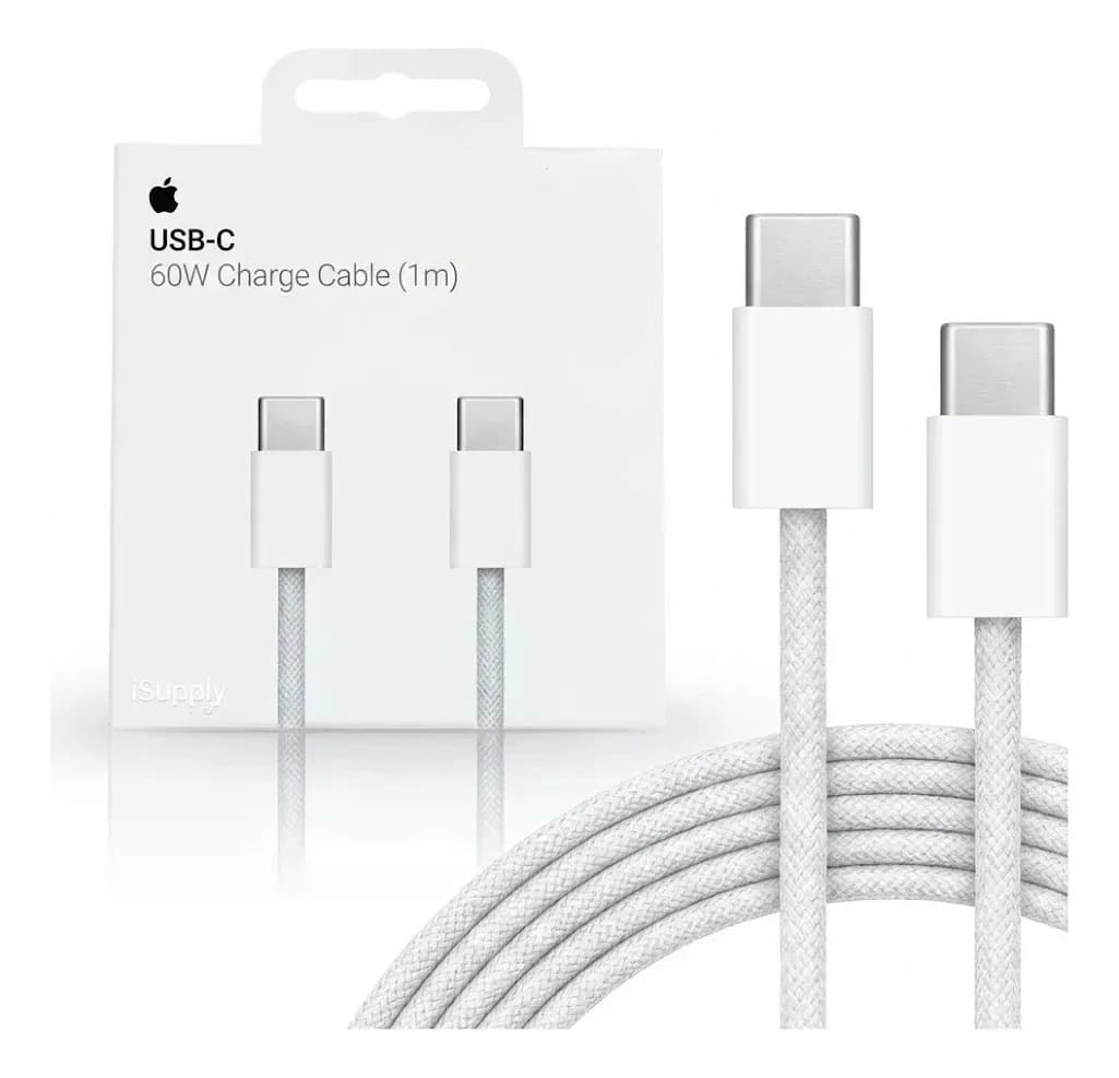 USB-C USB Tipo C Cabo Carregador 60W