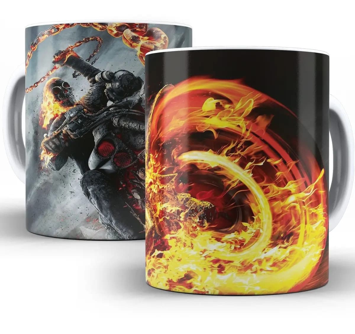 Caneca Personalizada Marvel Motoqueiro Fantasma