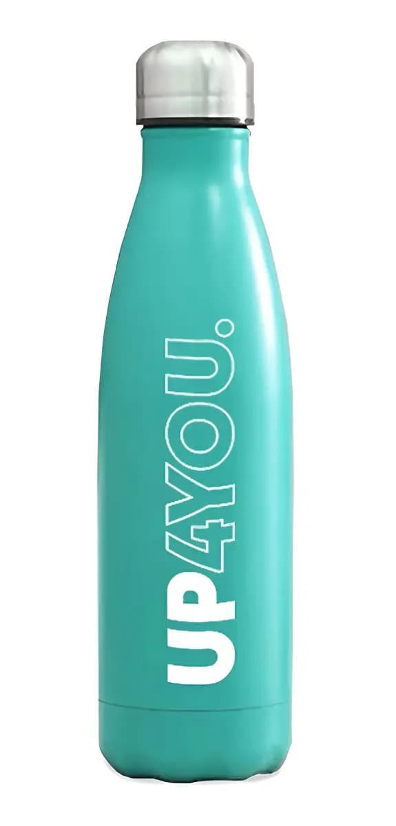 Garrafa Academia Aço Inox Up4you 500ml Verde