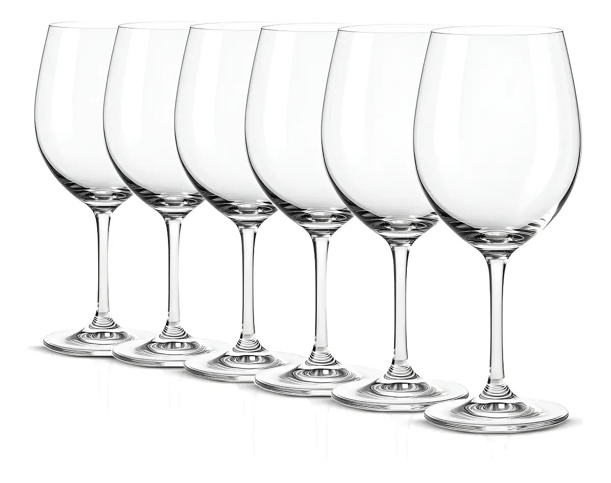 Taças vinho Cristal Bohemia Wolff Bourgogne Nadir