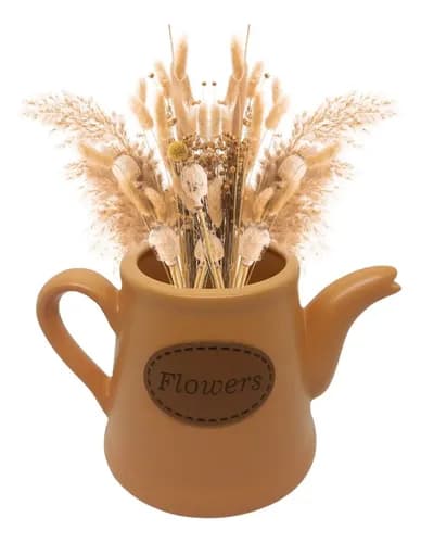 Vaso Decorativo Em Formato De Bule Decoração De Casa E Sala Cor Calcita