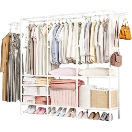 Cabideiro Arara Organizadora De Roupas Closet Armário
