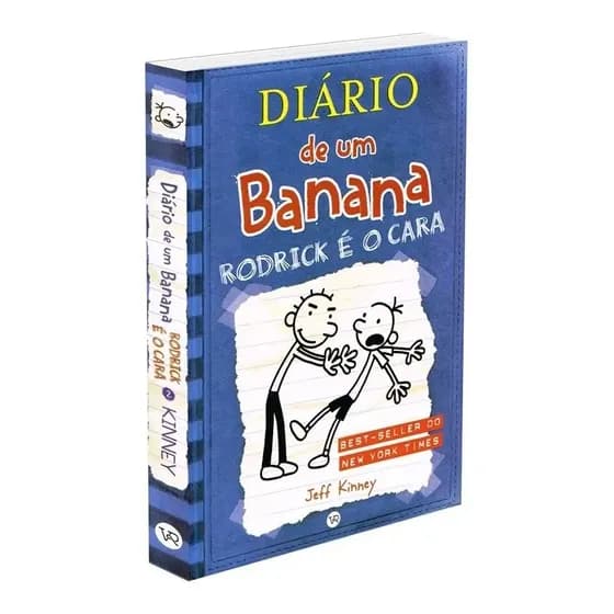 Livro Diário de um banana 2: Rodrick é o cara, de Kinney, Jeff, vol. 2. VR Editora, capa dura (2009)