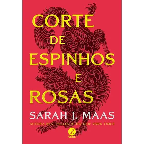 Corte de Espinhos E Rosas de Sarah J Maas Vol 1 Editorial Record Ltda Capa Mole 2015