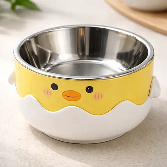 Comedouro Alto Para Cães E Gatos - Chick - Produto Premium