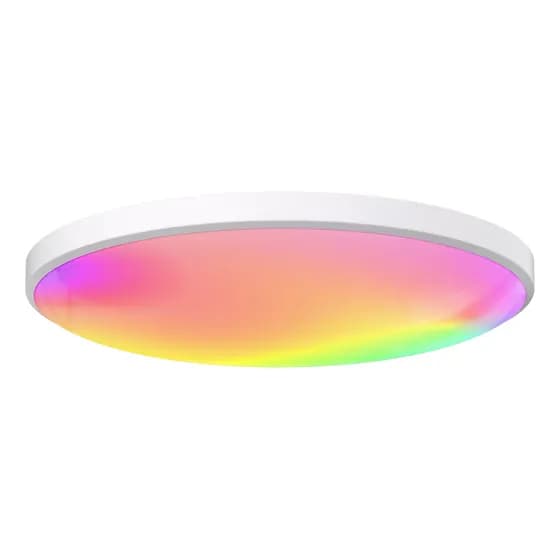 Painel Inteligente Wifi Rgb Led 24w Redondo Sobrepor Coibeu