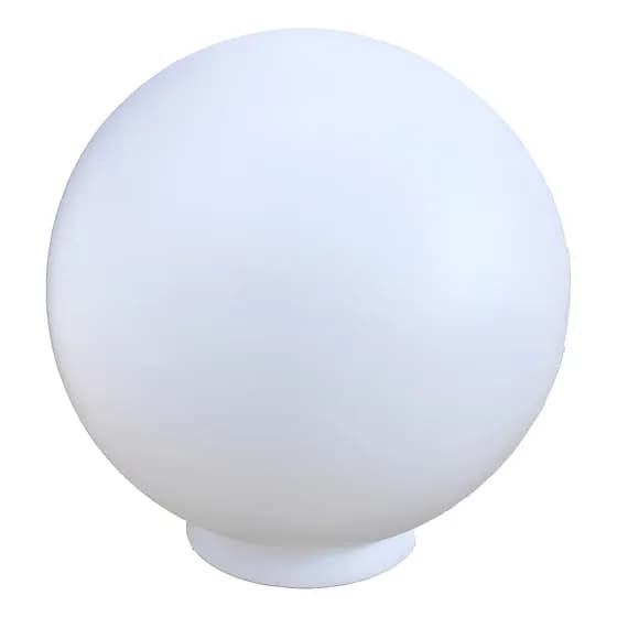 Globo Plástico Colonial Parede Branco 30cm LED E27