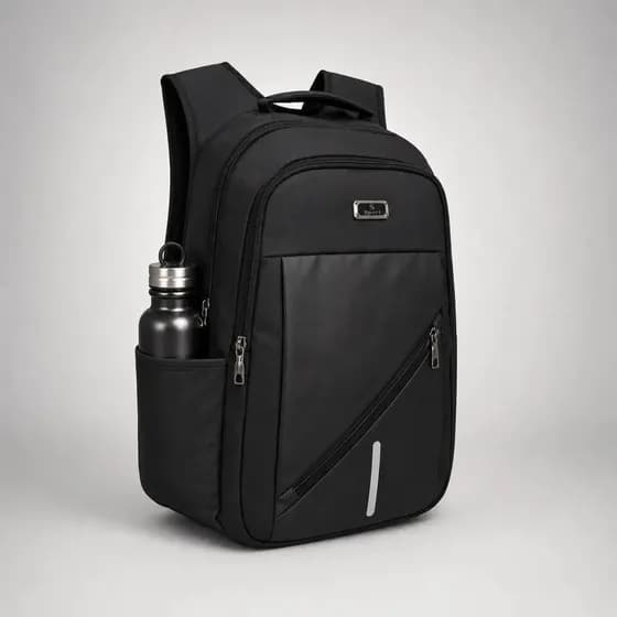 Mochila Inteligente Anti-furto Cabo Carregador A Prova Dagua Cor Preto