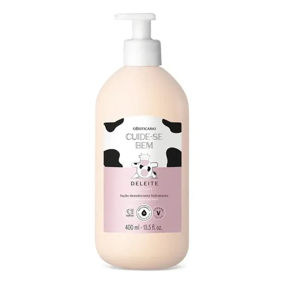 Loção Desodorante Hidratante Corporal Cuide-se Bem Deleite 400ml