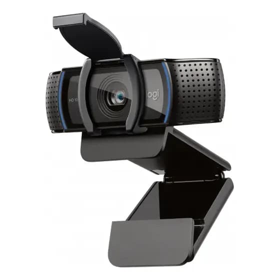 Webcam C920s Pro Full Hd Com Microfone Embutido Logitech Cor Preto