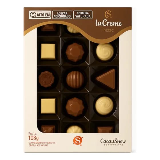 Presente Barato Cacau Show Chocolate Lacreme Ao Leite Mini