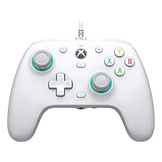 Controle GameSir G7 SE com Fio para Xbox One Series S X PC Hall Effect Botões Mecânicos Cor Branco