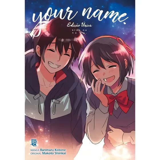 Your Name Edição Única, de Makoto Shinkai. Editorial Editora JBC, Capa mole em português, 2021