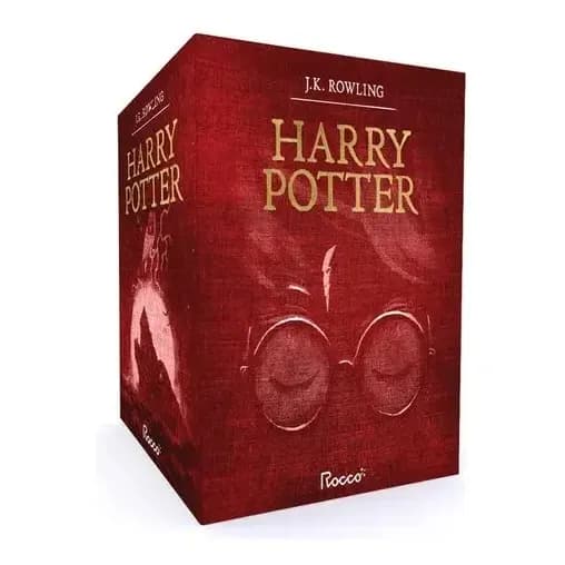 Box Harry Potter Premium Vermelho Capa Dura 7 Livros De J. K. Rowling Editora Rocca