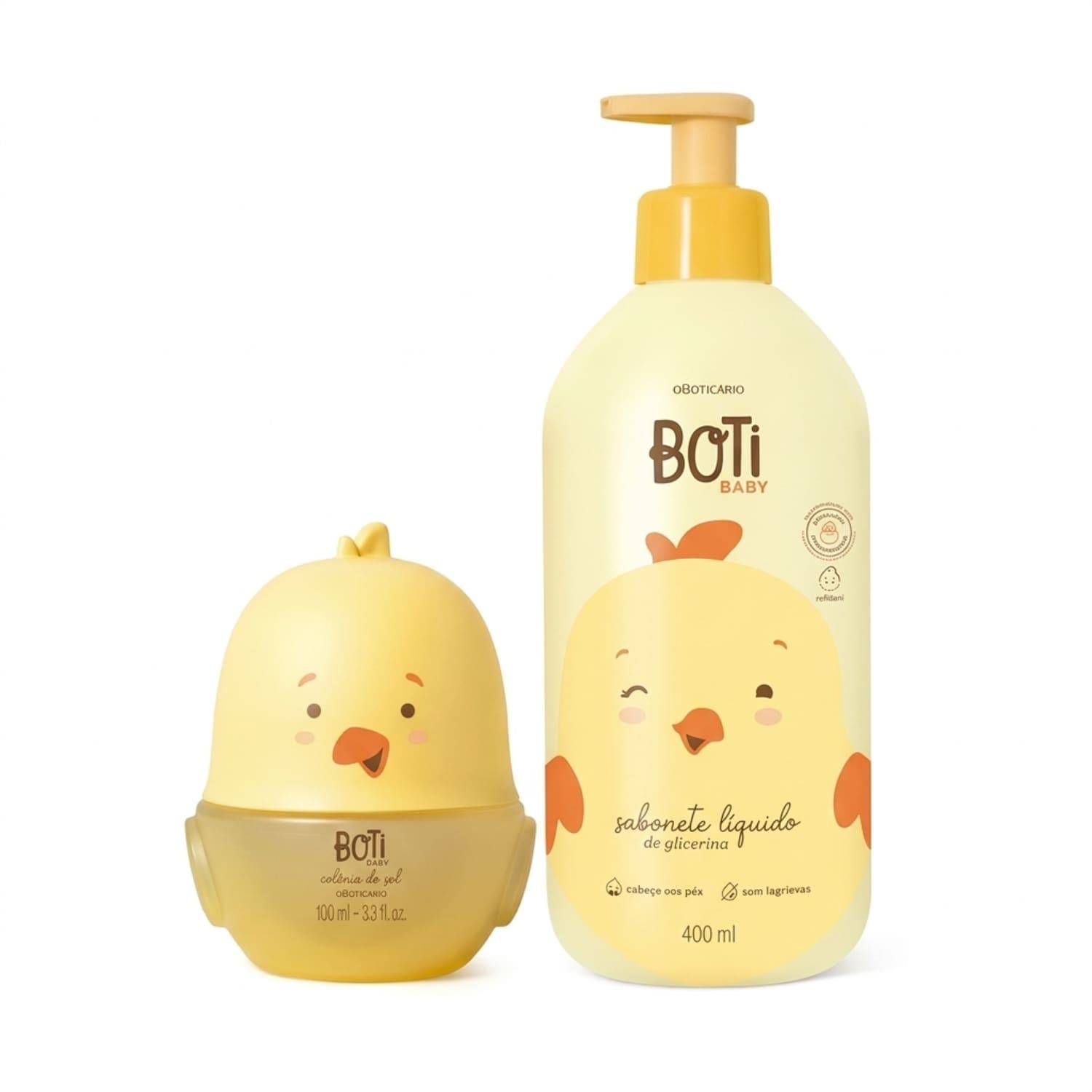 Combo Boti Baby: Colônia 100ml + Sabonete Líquido 400ml